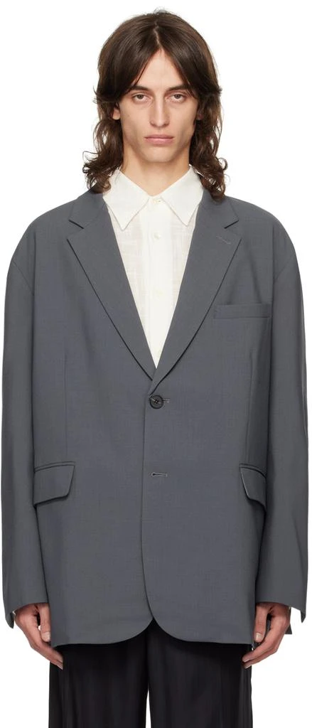 The Frankie Shop Gray Beo Blazer 1