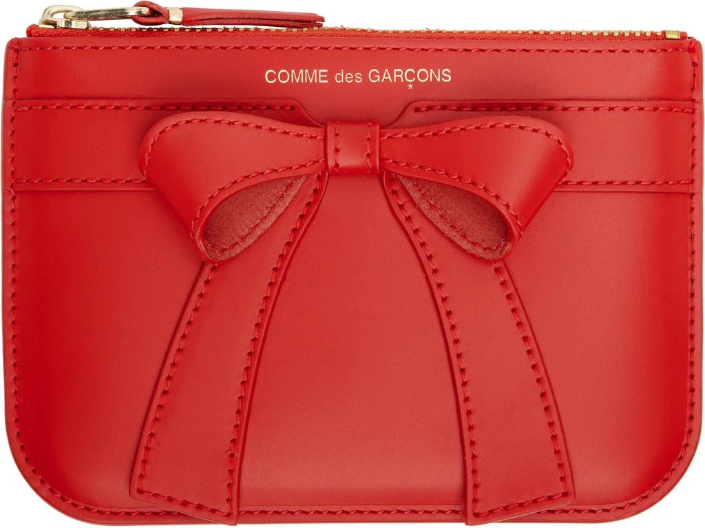 COMME des GARÇONS WALLETS Red Big Bow Wallet