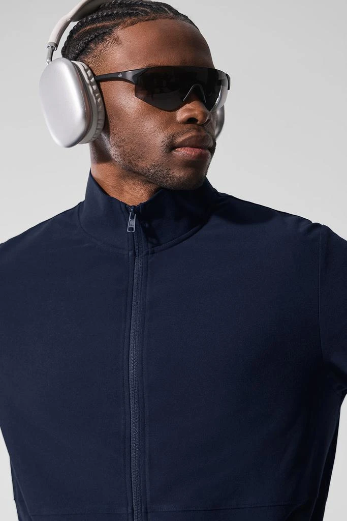 Alo Conquer Max Mock Neck Full Zip - Navy 4