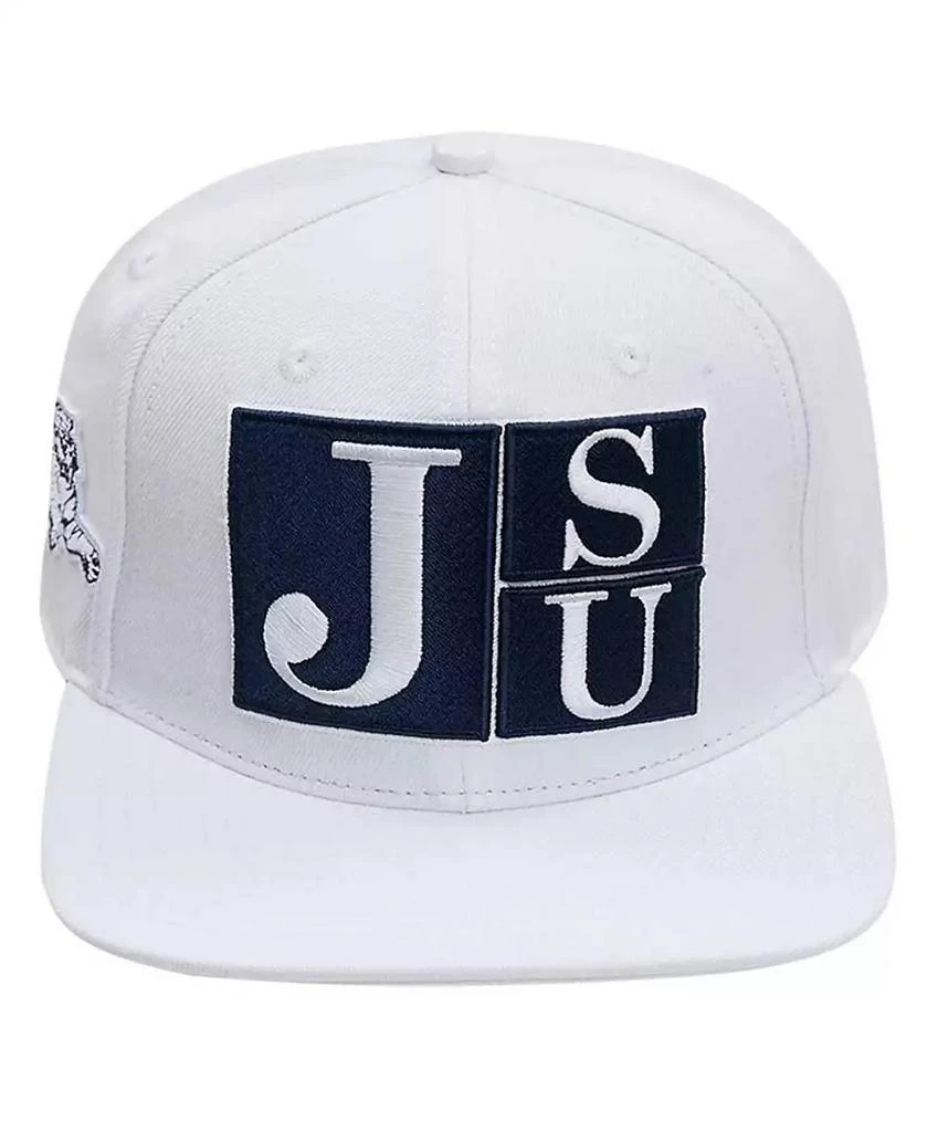 Pro Standard Men's White Jackson State Tigers Evergreen Wool Snapback Hat 1