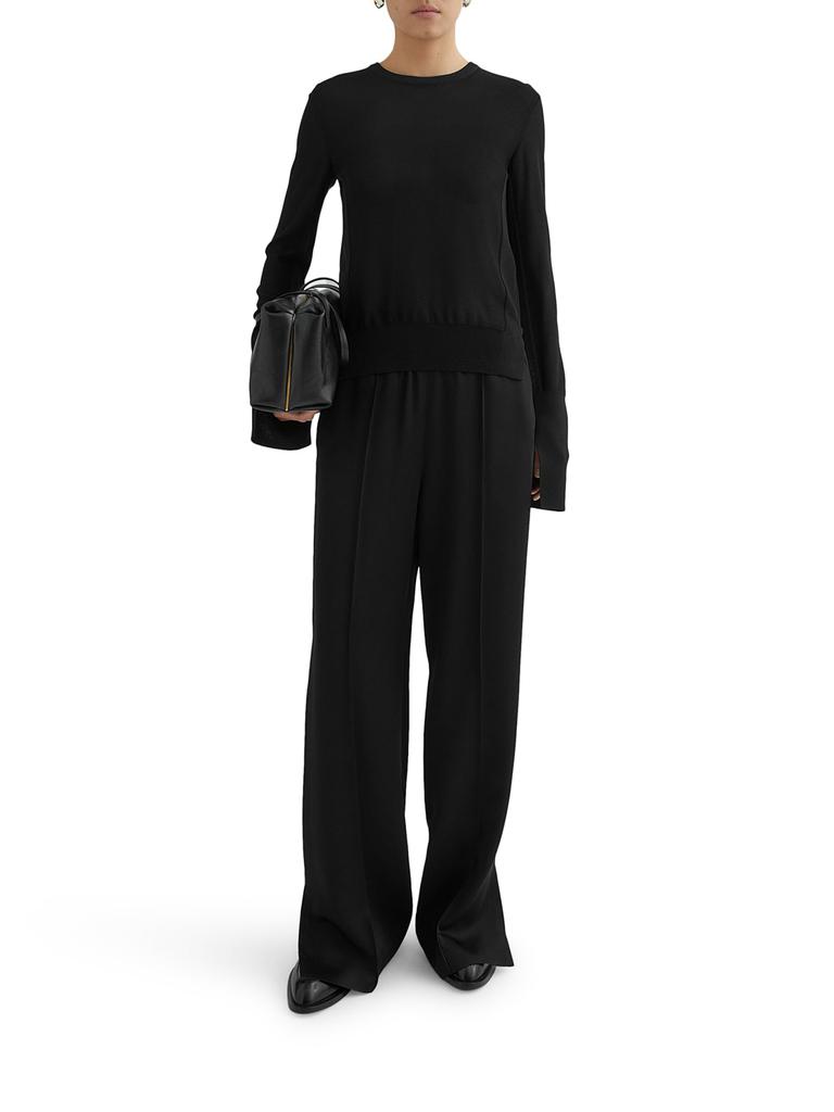 Jil Sander SATIN TROUSERS PANTS