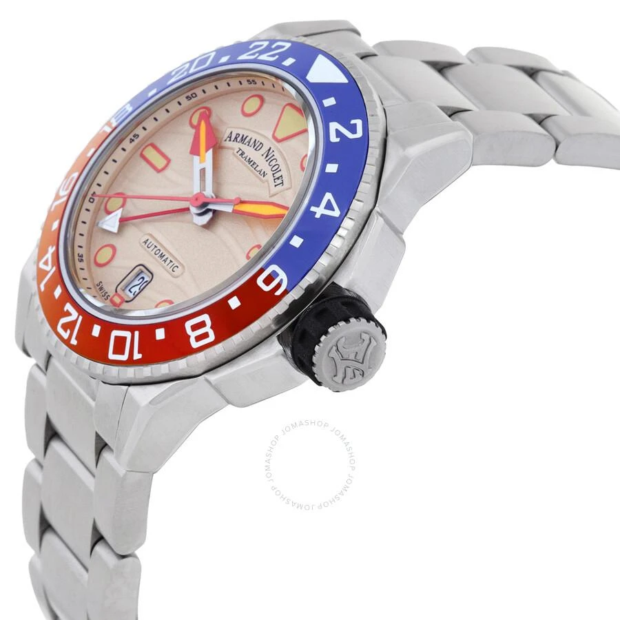 Armand Nicolet JSH GMT Automatic Men's Watch A487RGN-KO-MA2481AA 2