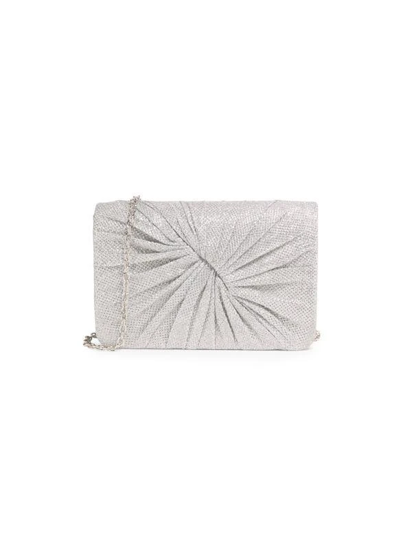 La Regale Portal Metallic Twist Convertible Clutch 1