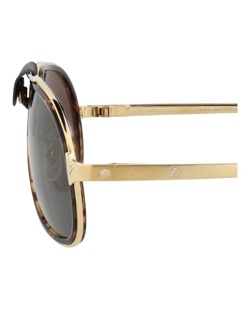 Cartier Aviator-Frame Acetate Sunglasses 4