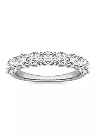 Charles 
Colvard Charles 
Colvard 1.44 ct. t.w. Lab Created 3.5mm Moissanite Anniversary Band in 14k Gold