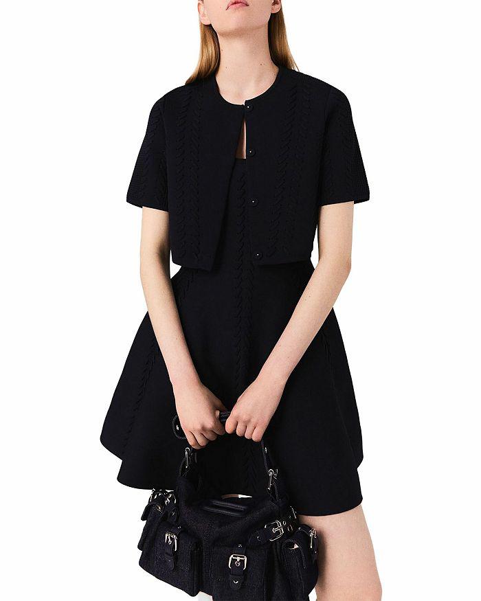 Maje Cropped Cardigan