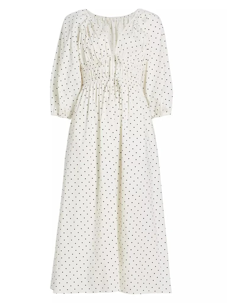 Wayf Veronica Polka Dot Cotton Maxi Dress 1