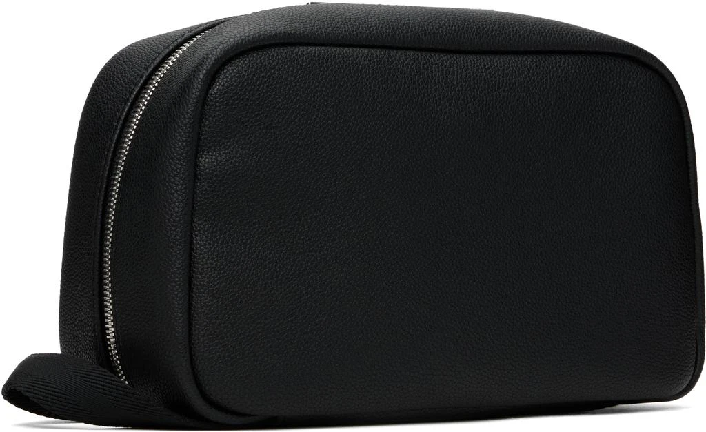 Hugo Boss Black Pebble-Grained Faux-Leather Wash Bag 3