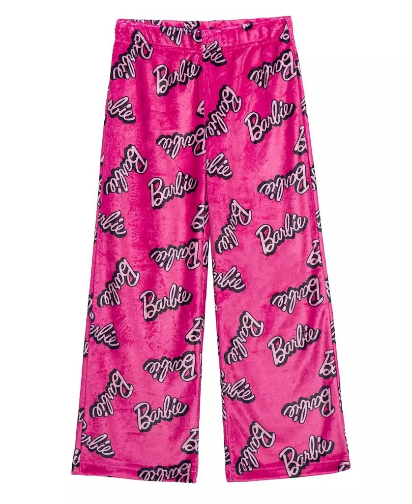 Barbie Big Girls logo Plush Lounge Pant 1