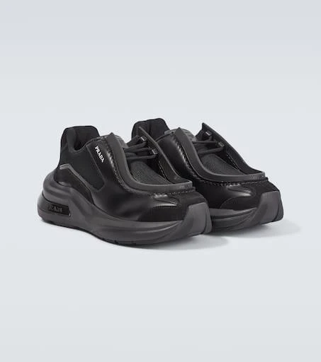 Prada Systeme leather sneakers 5