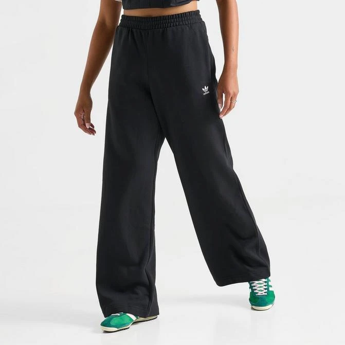 Adidas Women's adidas Originals Wide Leg Fleece Pants 1