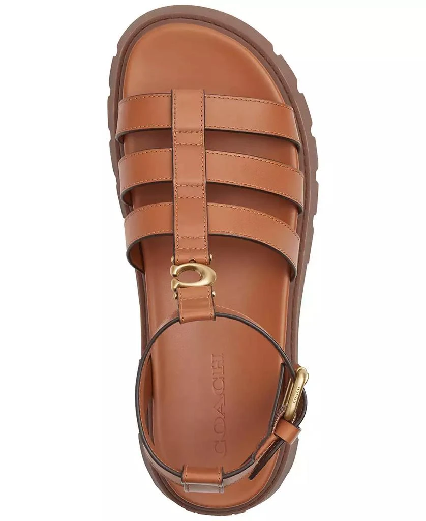 Coach Sculpted "C" Platform Fisherman Lug Sandals 4