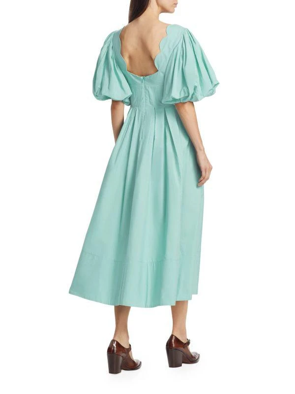 Farm Rio Cotton Cut-Out Midi-Dress 2