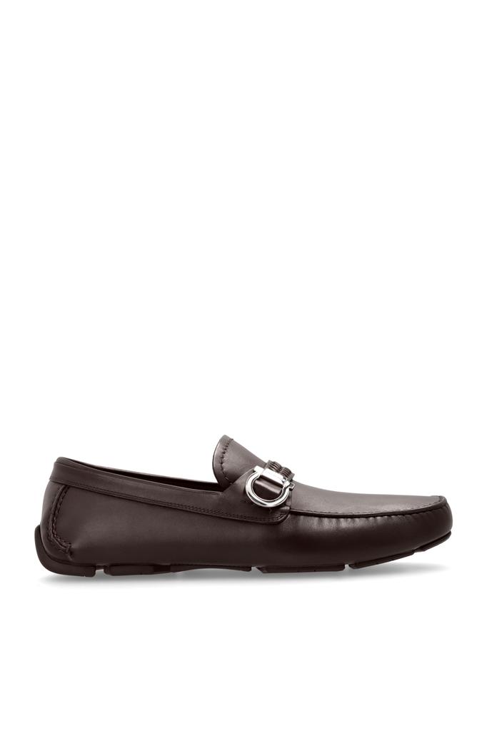 Shop Ferragamo Logo-Engraved Slip-On Loafers on Sale at Shop Ferragamo Logo-Engraved Slip-On Loafers on Sale at