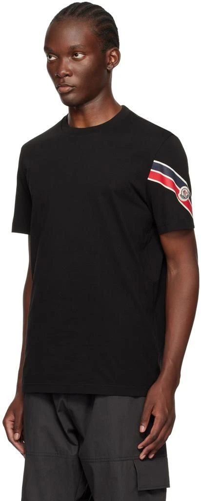Moncler Black Tricolor T-Shirt 4