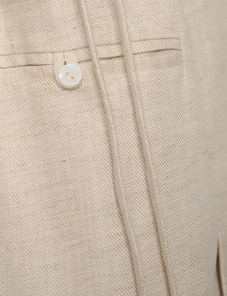 Pixie Market Oat Linen Wide Leg Pants 6