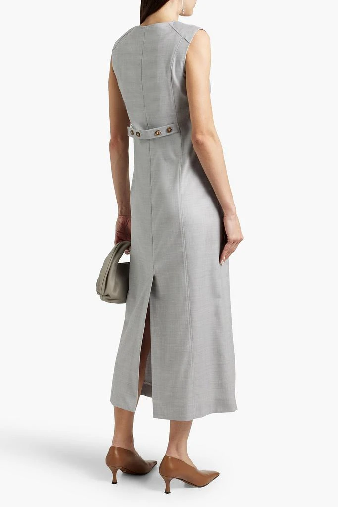 Loulou Studio Idika wool-twill midi dress 3