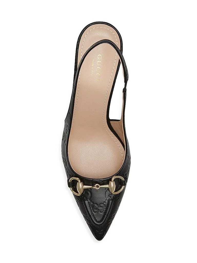 Gucci 80MM GG Horsebit Pumps 5