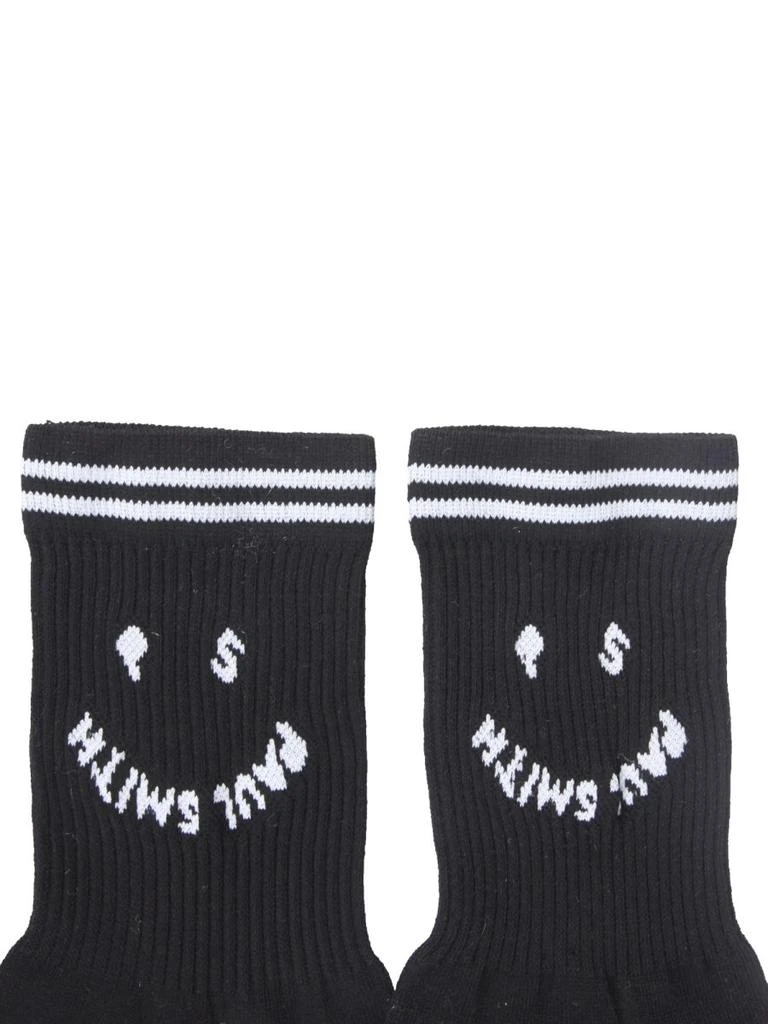 Paul Smith Paul Smith Smiley Logo Intarsia Socks 3