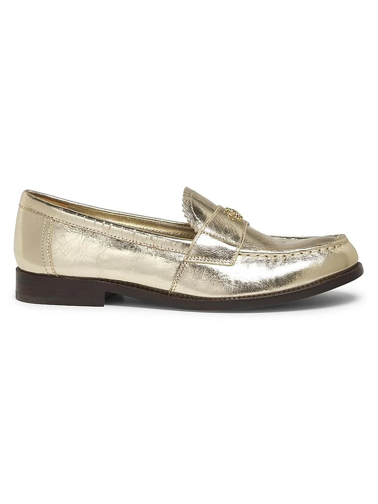 Tory Burch Classic Metallic Leather Loafers 1