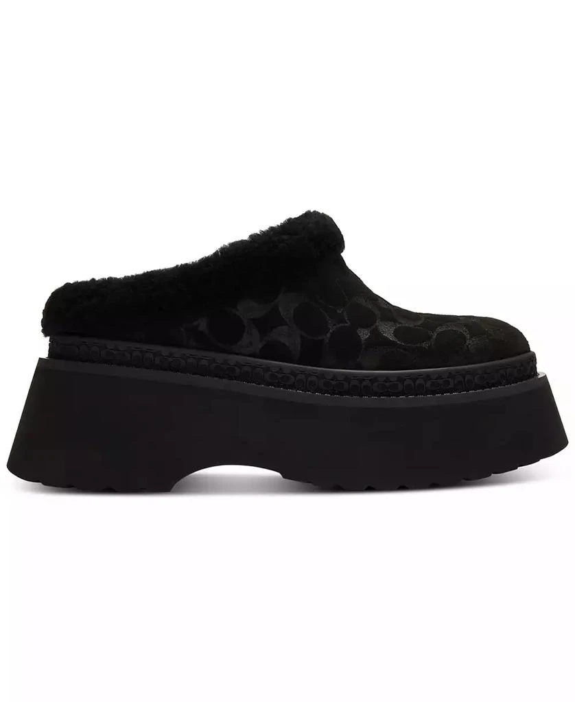 Coach Women's Cecelia Signature Shearling Clogs 2