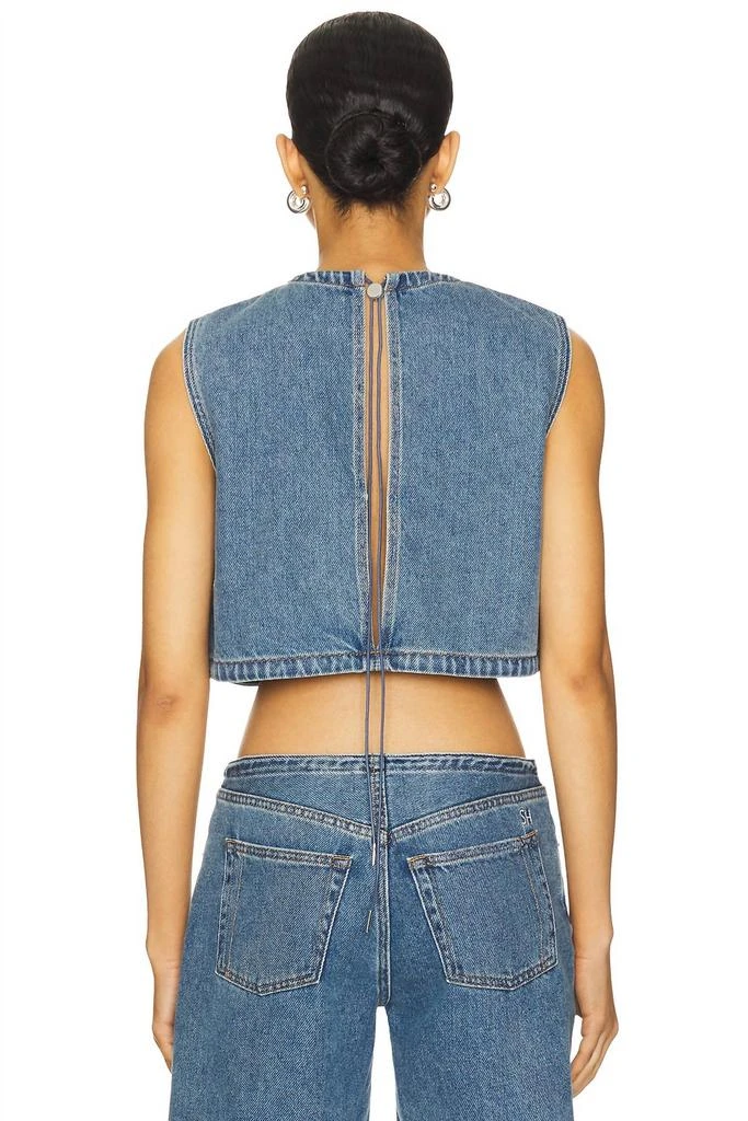 Still Here Still Here - Cool Denim Crop Top 2