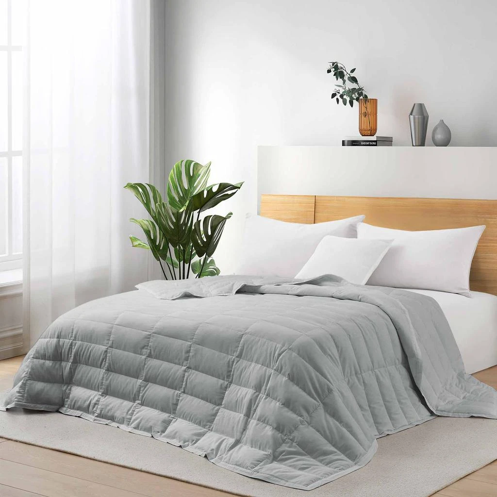 Puredown TENCEL Lyocell Lightweight Cooling Down Bed Blanket Comforter, King or Queen Size Quilt 1