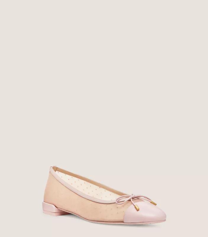 Stuart Weitzman SLEEK BOW FLAT