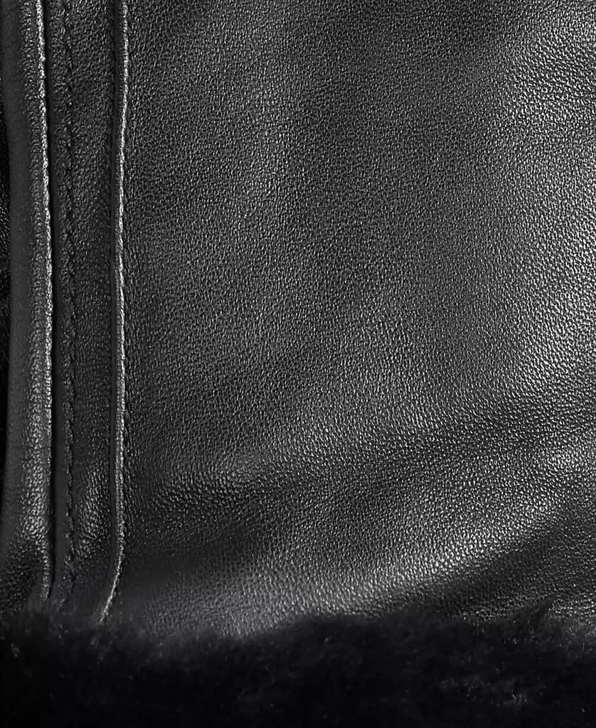 UGG Sheepskin-Cuff Leather Gloves 2