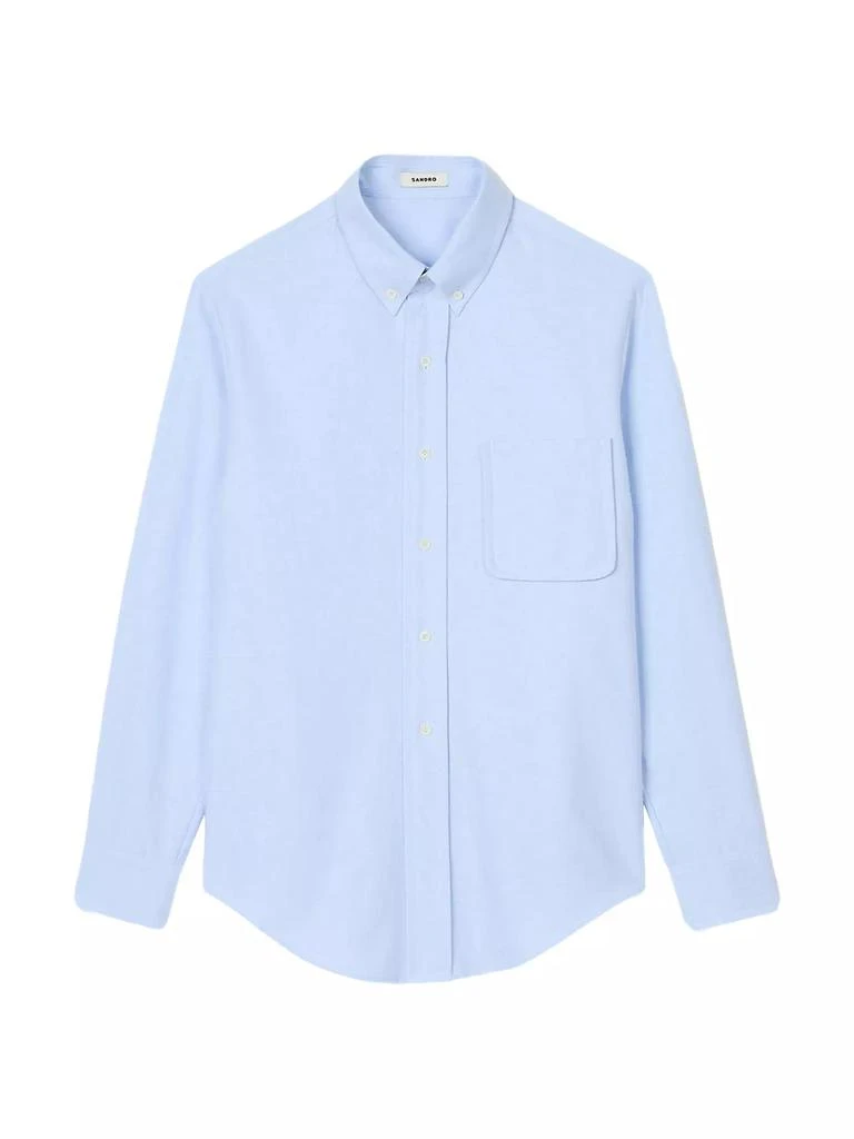 Sandro Oxford Flannel Shirt 1
