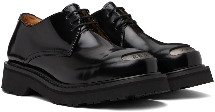 Kenzo Black Kenzosmile Oxfords 4