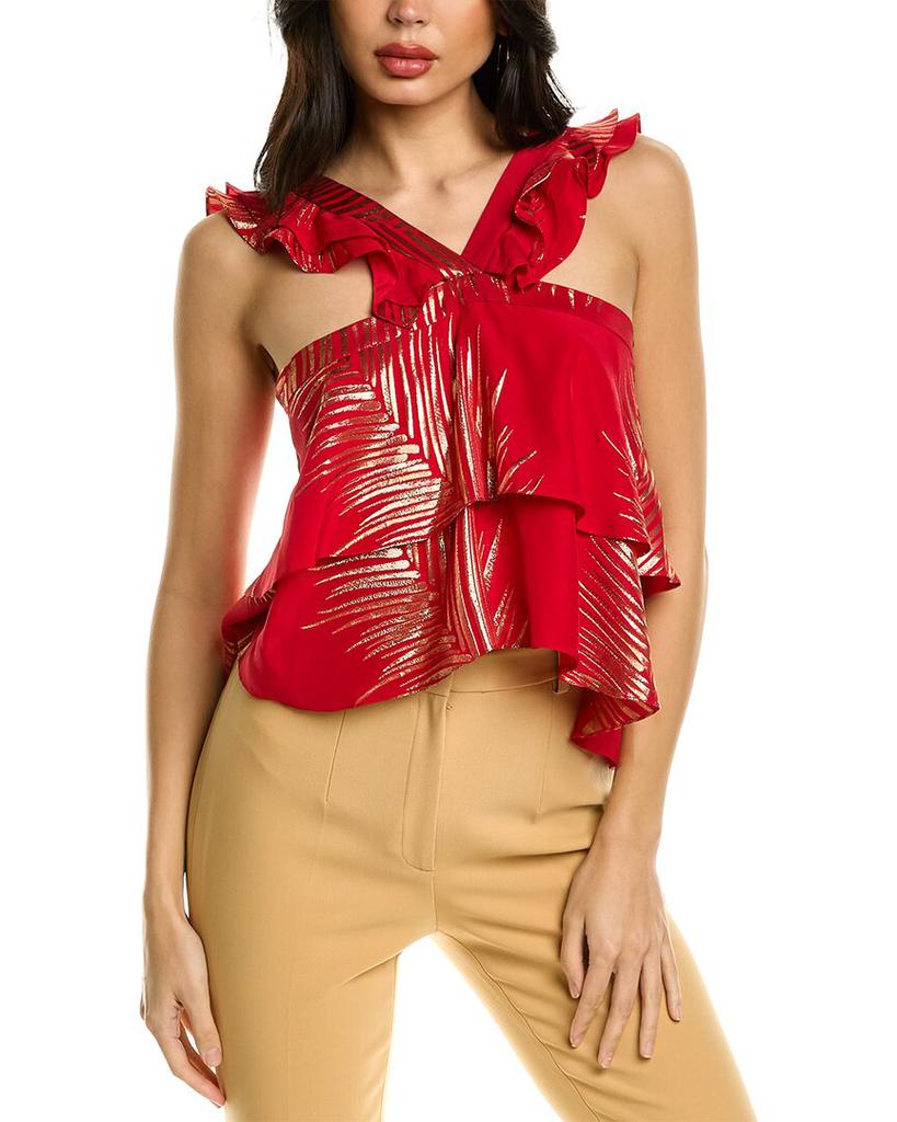 Adriana Iglesias ADRIANA IGLESIAS Viena Silk-Blend Top