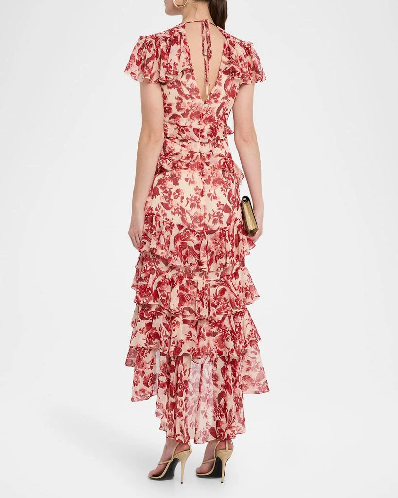 Cinq a Sept Tatum Floral Ruffled Maxi Dress 3
