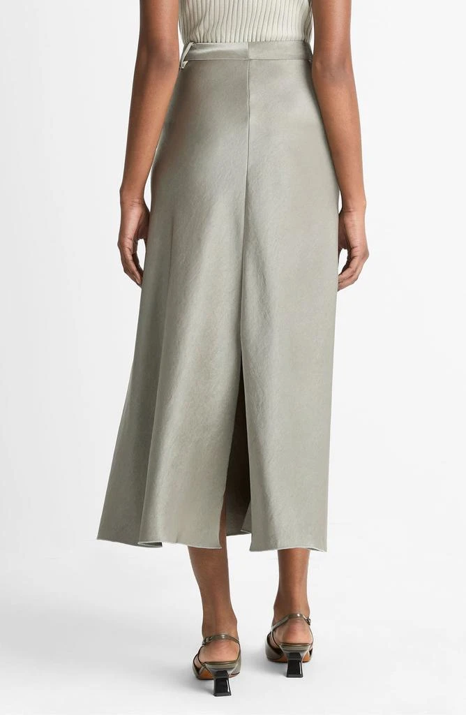 Vince Satin A-Line Midi Skirt 2
