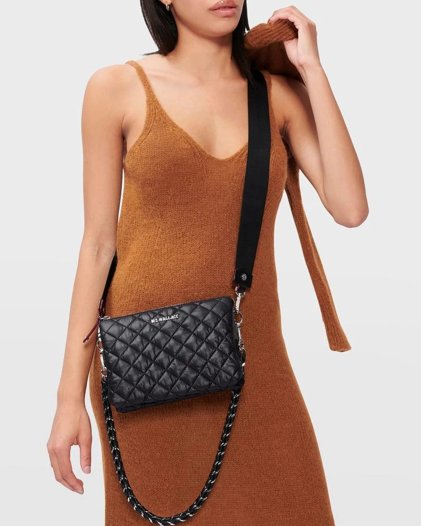 MZ Wallace Pippa Quilted Zip Crossbody Bag 5