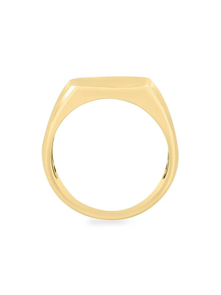 Saks Fifth Avenue Collection 14K Yellow Gold Signet Ring 4