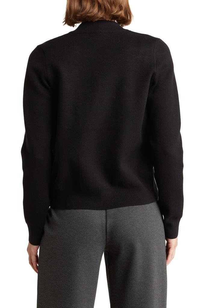 BY DESIGN Jenny Double Knit Bomber Jacket