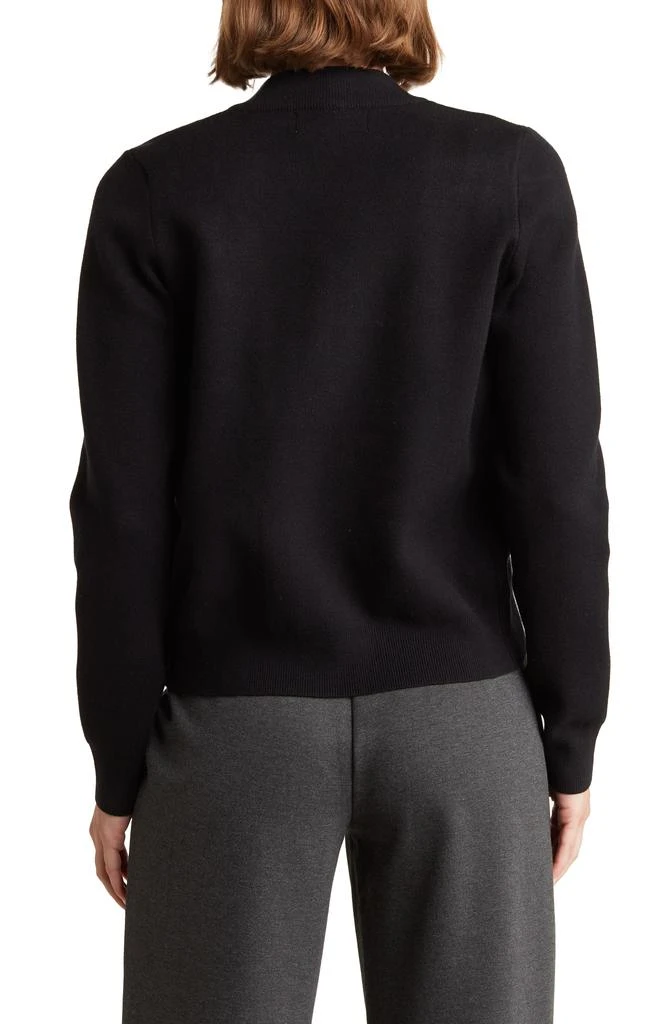 BY DESIGN Jenny Double Knit Bomber Jacket 2