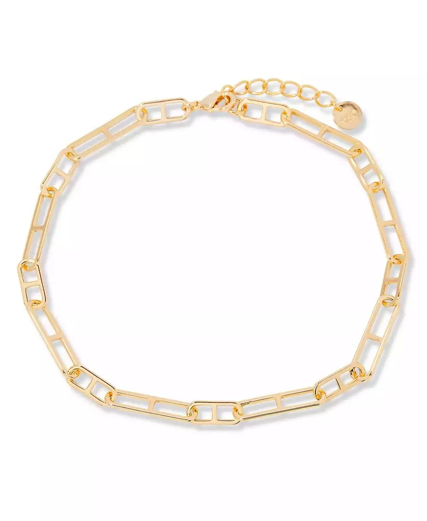 brook 
york 14K Gold Plated Finnley Chain Anklet