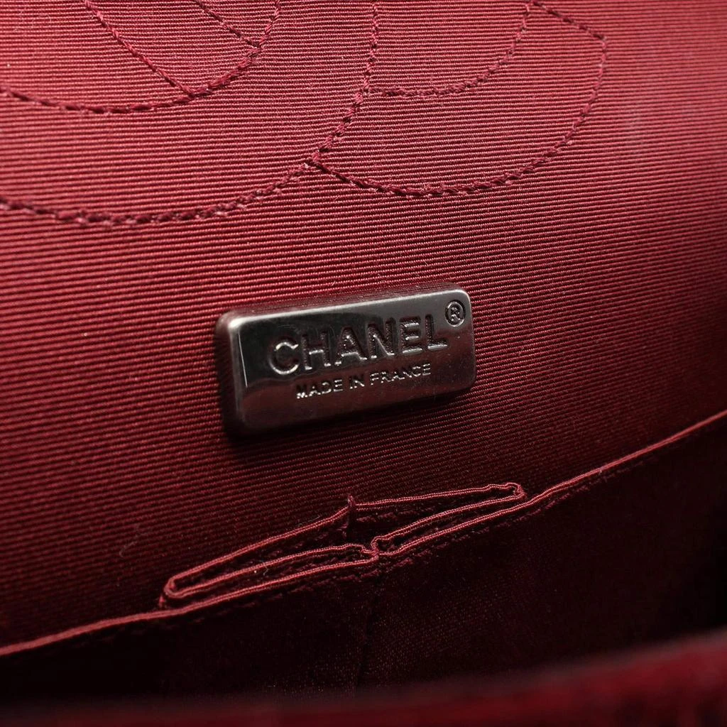 Chanel Chanel Red Wool 2.55 Salzburg CC Edelweiss Flap Bag 6