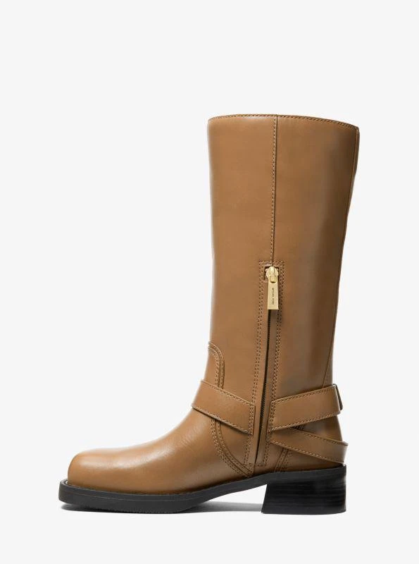 Michael Kors Crosby Leather Moto Boot 4