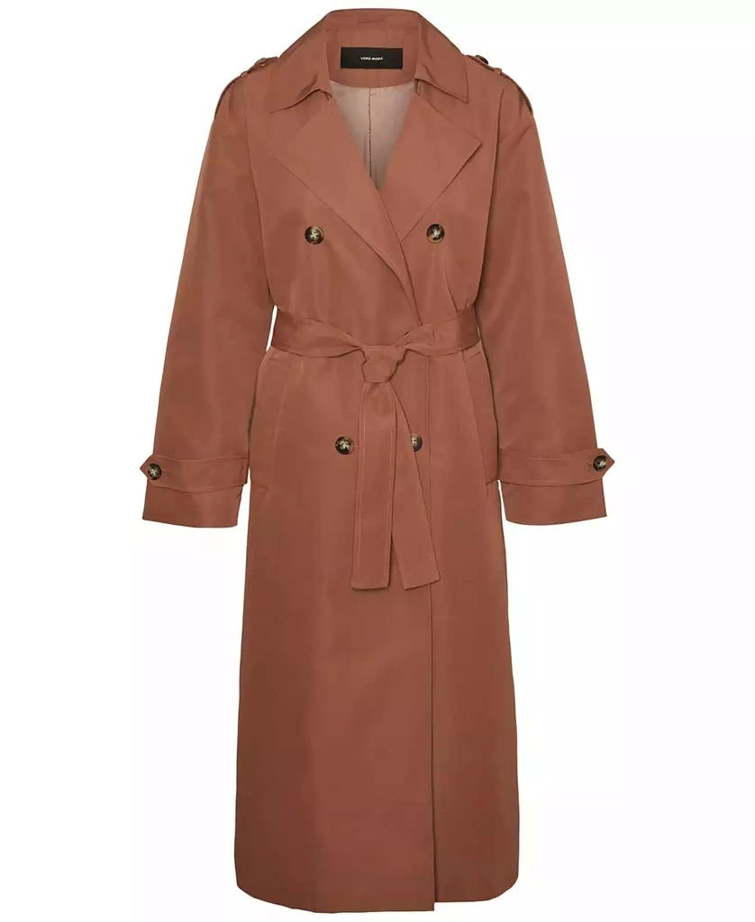 VERO MODA Women's Chloe Belted Trench Coat 6