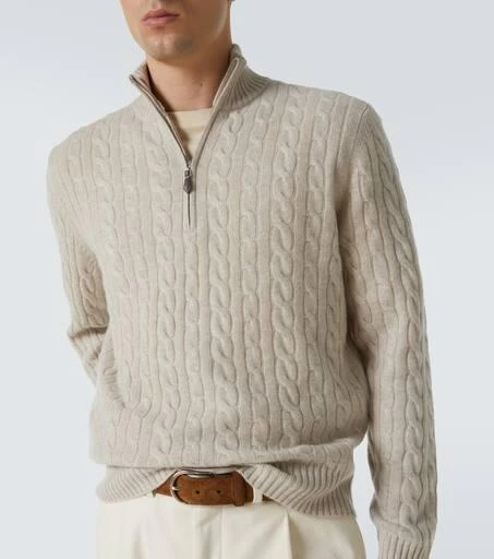 Arch4 Thames cashmere half-zip sweater 5