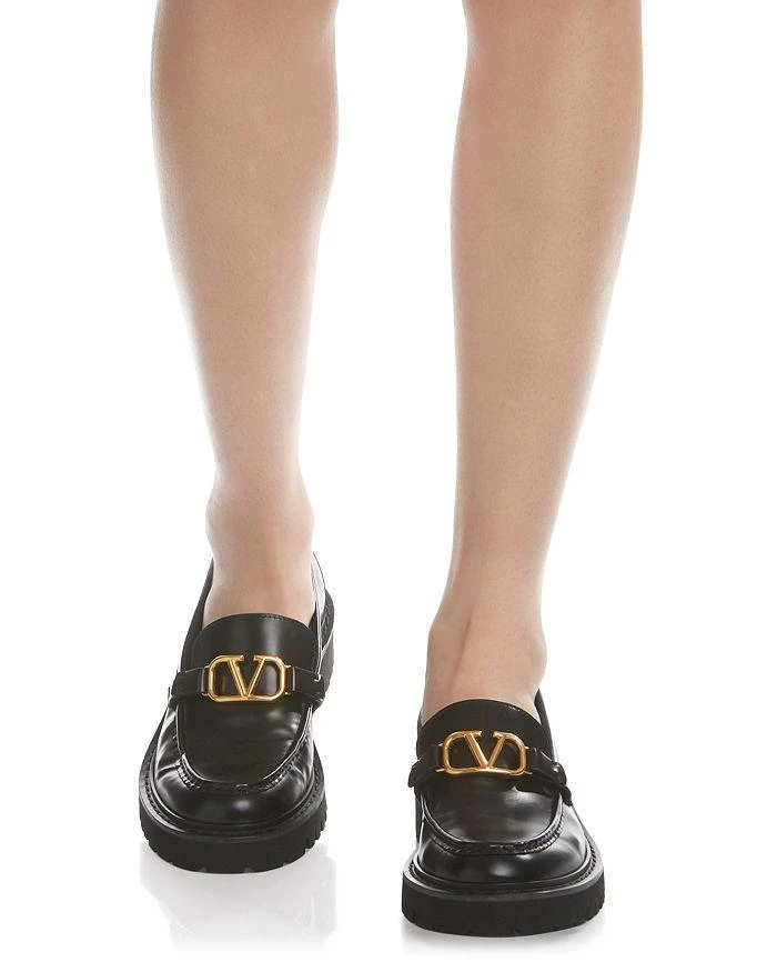 Valentino Women's VLogo Loafers 2