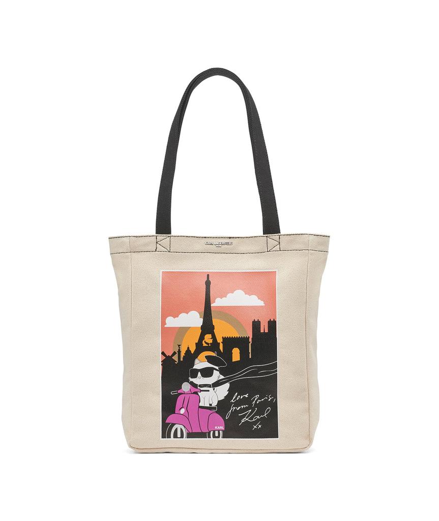 Karl Lagerfeld Paris CANNES CANVAS NORTH SOUTH TOTE