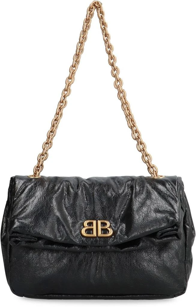 Balenciaga Balenciaga Monaco Small Leather Shoulder Bag 2