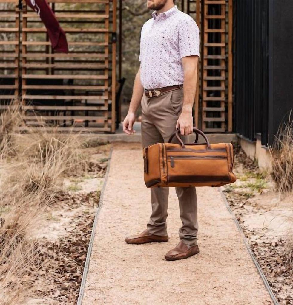 Madison Creek Outfitters Men's Canvas Duffle Bag In Brown