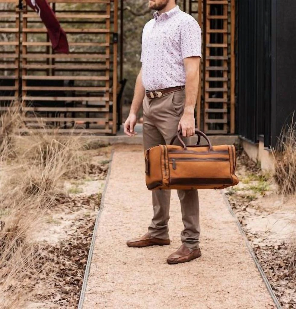 Madison Creek Outfitters Men's Canvas Duffle Bag In Brown 2