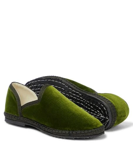 The Row Friulane velvet loafers 6