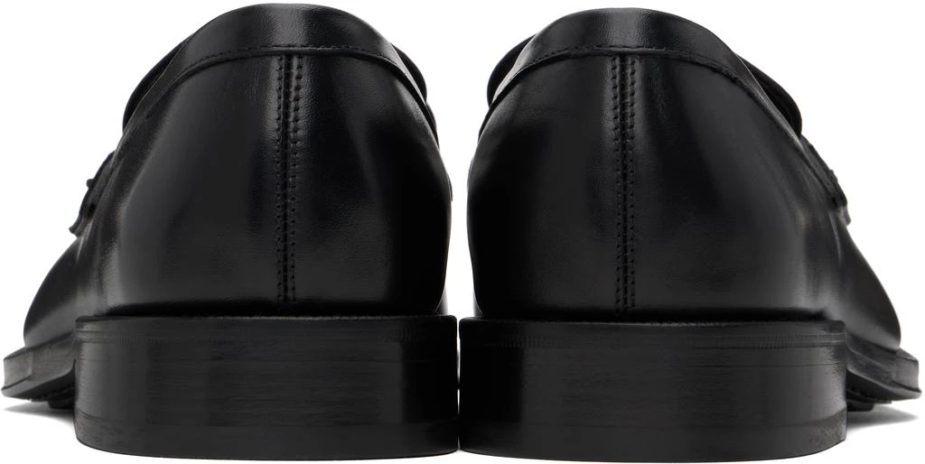 Ferragamo Black Gancini Ornament Loafers 2